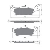 Brzdové obloženie GOLDFREN 381 AD