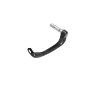 Lever guard ACCOSSATO with black eyelet and insert left, carbon