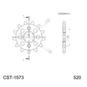 Reťazové koliečko SUPERSPROX CST-1573:13 13T, 520