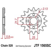 Reťazové koliečko JT JTF 1565-13SC 13T, 520 Samočistiace ľahké