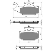 Brzdové obloženie GOLDFREN 374 AD  STREET