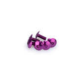Skrutky PUIG ANODIZED 0611L fialová M6 x 15 mm (6ks)