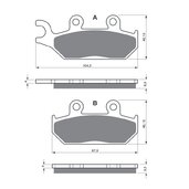 Brzdové obloženie GOLDFREN 033 S3