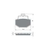 Brzdové obloženie GOLDFREN 186 S3