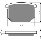 Brzdové obloženie GOLDFREN 138 S3