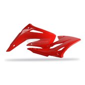 Spojler chladiča POLISPORT (pár) červená CR04