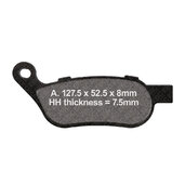 Brzdové obloženie EBC FA458V