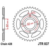 Reťazová rozeta JT JTR 837-39 39T, 428