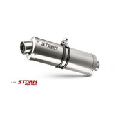 Výfuk kompletný 2x1 STORM OVAL K.055.LX1 nerez