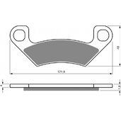 Brzdové obloženie GOLDFREN 408 S3