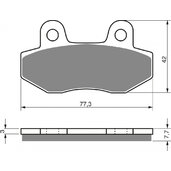 Brzdové obloženie GOLDFREN 011 K5