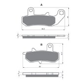 Brzdové obloženie GOLDFREN 065 AD  STREET