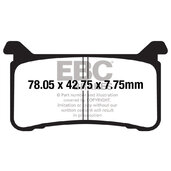 Brzdové obloženie EBC EPFA700HH