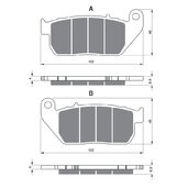 Brzdové obloženie GOLDFREN 272 S33 STREET FRONT