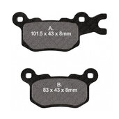 Brzdové obloženie EBC FA684TT