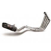 Výfuk kompletný 4x2x1 MIVV GP H.055.LXBC Black with carbon cap