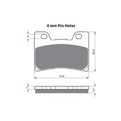 Brzdové obloženie GOLDFREN 045 AD