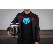 Moteam tričko - 2025 / black-cyan - 25_black_cyan (10) (Medium)