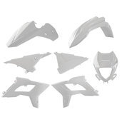 Sada plastov POLISPORT restyling biela