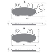 Brzdové obloženie GOLDFREN 009 S3