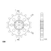 Reťazové koliečko SUPERSPROX CST-579:15 15T, 530