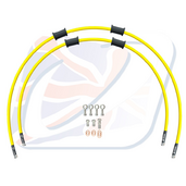 CROSSOVER-predok-sada Venhill POWERHOSEPLUS HON-6024FS-YE (2 hadice v sade) žlté hadice, nerezové kokncovky