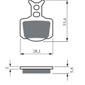 Brzdové obloženie GOLDFREN 439 S33 OFF-ROAD FRONT