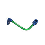 Lever guard ACCOSSATO with green hose and joint left, aluminium