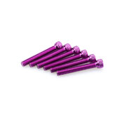 Skrutky PUIG ANODIZED 0540L fialová M8 x 55 mm (6ks)