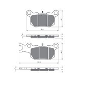 Brzdové obloženie GOLDFREN 375 S3