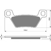 Brzdové obloženie GOLDFREN 314 S3
