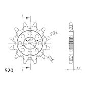 Reťazové koliečko SUPERSPROX CST-427:11 11T, 520