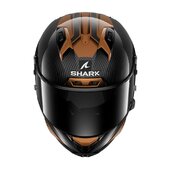 Shark prilba aeron - carbon skin / dcd - 3_AERON_CARBON-SKIN_DCD_front_GLOSSY_HE0102DCD (Custom)