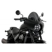 Plexi štít PUIG MIRAGE 21461F tmavá dymová gloss black housing