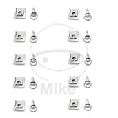 Upevňovač  kapotáže JMP 19mm strieborná