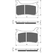 Brzdové obloženie GOLDFREN 276 GP6