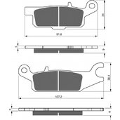 Brzdové obloženie GOLDFREN 255 AD  STREET