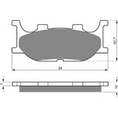 Brzdové obloženie GOLDFREN 099 S3