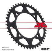 Reťazová rozeta JT JTR 857-45ZBK 45T, 520 čierny zinok