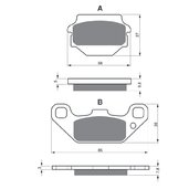 Brzdové obloženie GOLDFREN 091 AD  OFF-ROAD FRONT