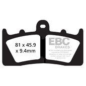 Brzdové obloženie EBC FA613HH