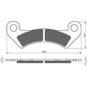 Brzdové obloženie GOLDFREN 347 K5