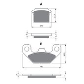 Brzdové obloženie GOLDFREN 320 S3