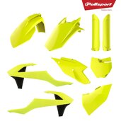 Sada plastov POLISPORT Neonovo žltá
