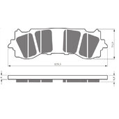 Brzdové obloženie GOLDFREN 430 S3