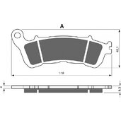 Brzdové obloženie GOLDFREN 257 S3