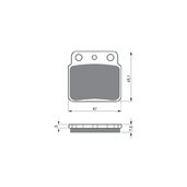 Brzdové obloženie GOLDFREN 092 AD