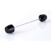 Padáky  do kolesa PUIG PHB19 20114N čierna bez farebných krytov, zadné