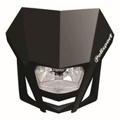 Maska so svetlom POLISPORT LMX 8657600002 čierna