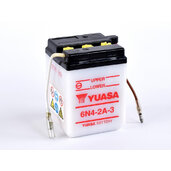 Conventional 6V battery NO ACID YUASA 6N4-2A-3